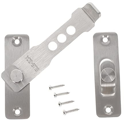 KITANDOVE Verrou De Porte Pour Grange Et Portails Serrure À Crochet Pivotante 180 Degrés Sécurisé Et Facile À Installer