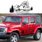 Kompass Bergwald Auto Aufkleber, Universal Auto Motorhaube Dekoration Aufkleber, Wasserdicht Vinyl Dekoration Aufkleber für SUV Geländewagen Wohnmobil Jeep Karosserie Seitentür Kofferraum, Rechts