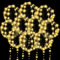 LED Luftballons Leuchtend 10 Stück LED Ballons Leuchtende Bobo Ballon Warmes Gelb Leuchtballons Luftballons mit Licht für Halloween, Weihnachten, Hochzeiten, Geburtstagsfeiern, Feste