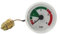 DEYIN Capillary Manometer Boiler Pressure Gauge Wall Mounted Furnace Water Pressure Gauge Steam Pressure Gauge Replacement For Boilers