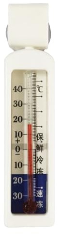 Temperaturanzeige - vertikales analoges -Thermometer | Präzise Gefrierschrankkühlschrank -Temperaturanzeige, Küchentemperaturmonitor mit -30 bis 50 Grad Reichweite, für Lebensmittelsicherheit