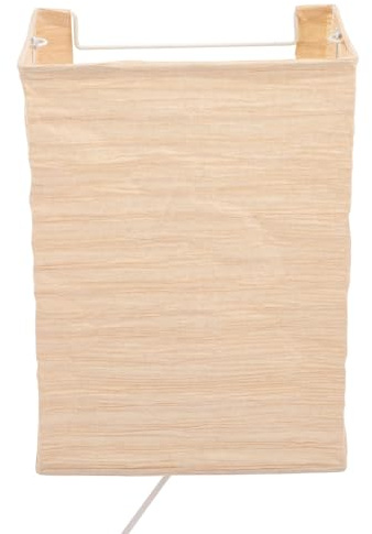 Toddmomy Wandleuchte Aus Papier Mit Eu-Stecker Papierkorridorlampe Im Nordic Design Dekorative Lampe Für Schlafzimmer Wohnzimmer Flur Und Veranda Für Gemütliche Innenbeleuchtung