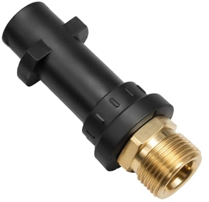 Adapter M22 auf Bajonett für Hochdruckreiniger zur Verbindung von Zubehör mit Druckpistolen und reinigungsschläUchen für Verschiedene Reinigungsanwendungen und Haushaltsgeräte