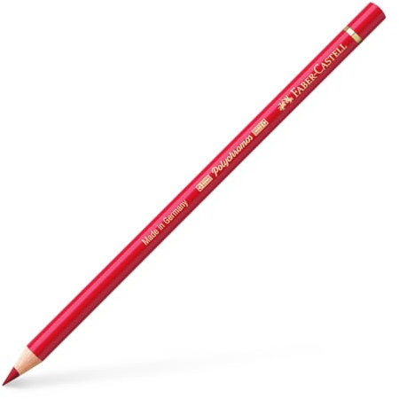 Faber-Castell Art & Graphic Polychromos Colour Pencil, (126), Permanent Carmine, for Art, Craft, Drawing, Sketching, Home, School, University, Colouring