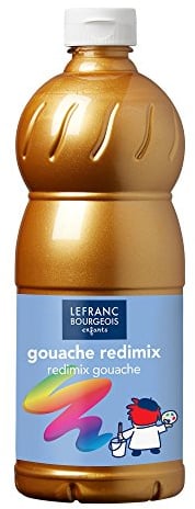 Lefranc Bourgeois L&B GOUACHE LIQUIDA EDUCACION 1L ORO