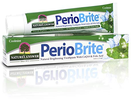 Nature's - Answer Perio Brite Toothpaste 113.4g - Natural Oral Care - Refreshing Mint - for Healthy Teeth and Gums