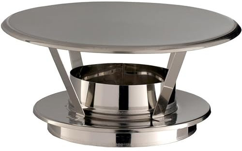 Chapeau pare-pluie THERMINOX TI , diamètre 150 mm , tous combustibles Réf. CPI 150 TZ / 21150087