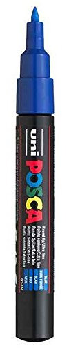Uni-Ball 17921000 Posca Extra Fine Bullet Tip Marker - Blue