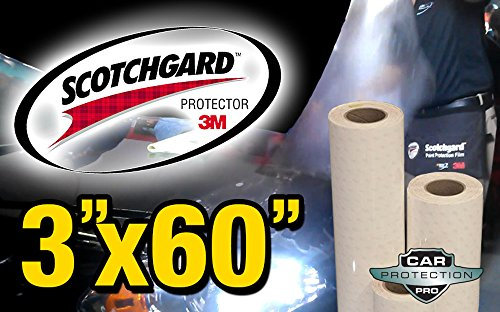 3M Scotchgard Bra Paint Protection Bulk Film Roll 3-by-60-inches