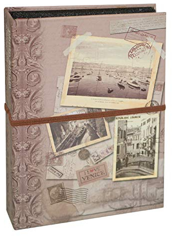 Ursus 40850002 - Fotoalbum Leporello Venedig, Vintage Optik, Set mit Album, Stickerbögen und vielen Fotoecken, zur individuellen Gestaltung eines Fotoalbums, ideal zum Verschenken
