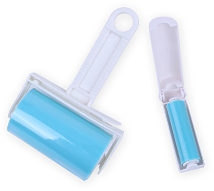 Reusable Lint Roller for Pet Hair, Washable Lint Remover for Clothes and Furniture, Portable Sticky Roller with Eco-Friendly Silicone/Gel Technology, Travel Size Included