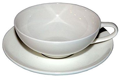 Sophie Cha Cult Teetasse 0,11l weiß, Knochenporzellan, Tasse mit Untertasse, 110 ml