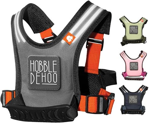 Hobbledehoo Active Kindergeschirr, sorgt für Sicherheit im Alltag und unterstützt das Sensibilisieren von Autismus, für Kleinkinder und Kinder im Alter von 2–7 Jahren (orange)