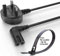 LILMACC Right Angle 3M Long Mains Power Cable For Samsung LED Flat TV