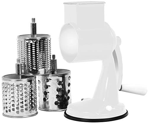 Reibemaschine mit Saugfuss und 3 Zusatztrommeln - EuroKitchen