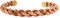 Touchstone Copper bracelet Tibetan style. Hand forged with solid and high gauge pure copper. Elegant braided design.