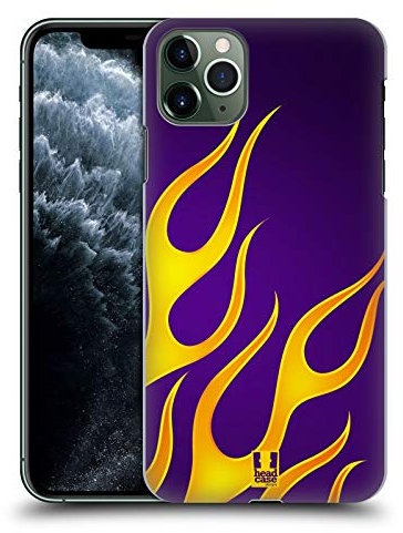 Head Case Designs Hot Rod Flammen Abziehbild Harte Rueckseiten Handyhülle Hülle Huelle kompatibel mit Apple iPhone 11 Pro Max