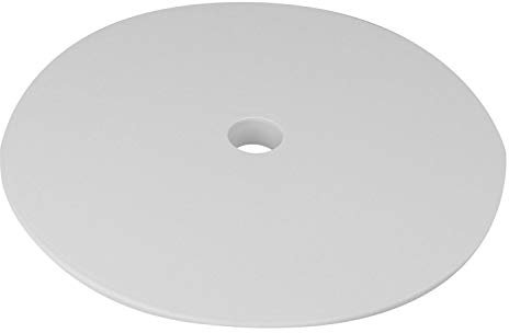 Linxor - Couvercle Rond pour Skimmer de Piscine - Diam 22.5 cm - Blanc
