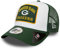 New Era Green Bay Packers NFL Cap Verstellbar Trucker Kappe American Football Weiss - One-Size