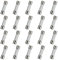 HUAREW T6.3AL250V 20 Stück 5x20mm langsam schmelzen glas sicherungen 6.3A 250V 0,2 x 0,78 Zoll Zeitverzögerungs sicherungen