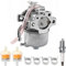 ZAMDOE Carburador para John Deere 14SB JE75 JX75 JX85, cortacésped de 21 pulgadas, para Kawasaki FC150V de 4 tiempos motor, reemplaza # 15003-2364, con bujía