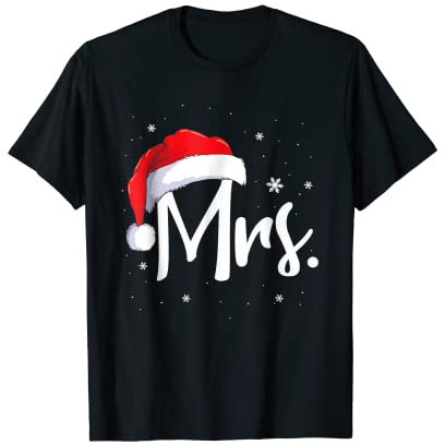 Pajamas mit Aufschrift Mr and Mrs T-Shirt