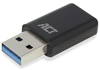 ACT Chiavetta USB WLAN per PC, Dual Band 2,4 GHz/5 Ghz, fino a 1200 Mbps (300 + 900 Mbps), adattatore USB WiFi PC/Desktop/Laptop – AC4470