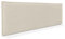 DHOME Plain Natural Leinen Kopfteil mit Einfassung gepolstertes Kopfteil Bett Modernes Schlafzimmer TOP Trending (Beige, 145cm (Betten 120/135/140))
