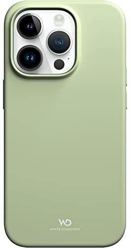 WHITE DIAMONDS - Hülle Urban Case Silikonhülle Passend für Apple iPhone 14 Pro I Handyhülle, Silikon, Dünn, rutschfest (Mintgrün)