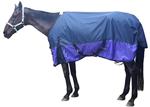 Gallopoff 600D Ripstop Nylon Wasserdicht und Atmungsaktiv Pferdedecke (ohne Füllung) 75