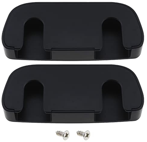 2-teiliger Schreibtisch Controller-Halter Ersatz Kompatibel mit PS4 Kompatibel mit PS5 ABS-Untertischhalterung Schwarz 9x3,9x1,3cm
