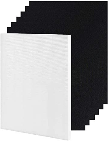 LOHILL 115115 Air Filter for Winix ZERO Air Purifier P300 (AZBU330-HWB), H13 True HEPA & Activated Carbon Replacement Filter A (1 HEPA Filter + 6 Carbon Pre-Filters)