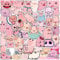Schweine Aufkleber Pig Sticker Set 50 Stücke Niedlich Deko für Auto Laptop Skateboard Fahrrad Moped Motorrad Fahrrad Computer,Geeignet für Erwachsene Kinder
