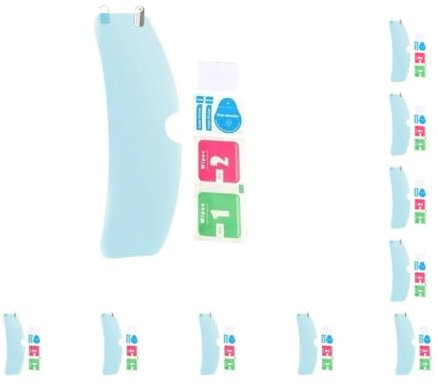 10 Satz von Helm Anti Fog Film Wasserdicht Fog Proof Durable für Motorrad Helm Stick Outdoor, 245 x 80 mm