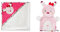 Fehn Badetuch Baby Sweetheart - Badehandtuch Kinder Poncho aus Baumwolle & Waschlappen Rehkitz - Waschhandschuh mit Tiermotiv