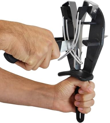 Bobet SHARP'EASY Afilador manual Cuchillos de cocina - endereza y mantiene las cuchillas (Negro)