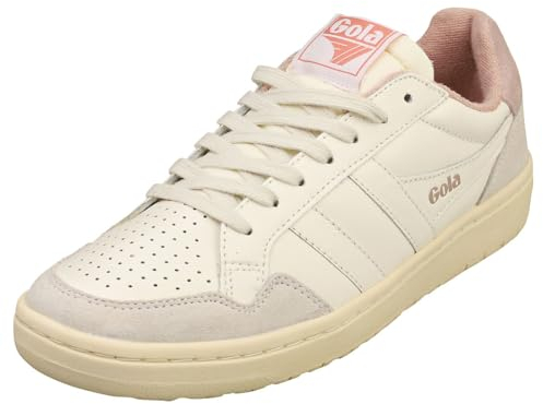 Gola Unisex Eagle Sneaker, Off White/Peony, 40 EU