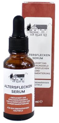 Vom Pullach Hof Altersflecken Gesichts Serum, 30ml, verschiedene Wirkstoffe zur Feuchtigkeits- und Anti-Aging Pflege (Altersflecken Serum 30ml)