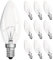 Morotty E14 Candle Bulbs Dimmable Warm White 2700K, 360LM, AC 230V, E14 SES C35 Candle Bulbs Small Screw, Light Bulb for Chandelier, Wall Lamp, Ceiling Light, 10 Pack