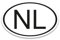 NL Aufkleber Länderkennzeichen Niederlande 17,5 x 11,5 cm DIN genormt - kfz794