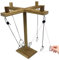XEERUN Ring Toss Hook und Ring, Ringwurf-Spiel aus Holz, Action Ring Toss Game, Ring-Haken Partyspiel, Haken Ring Wurfspiel, Hooks Ringwurfspiel Erwachsene, Outdoor, Indoor, Partyartikel