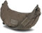Seidenfelt Damen Halfmoon Crossbag Umhängetasche Schultertasche HETTA Khaki Grün Baumwolle Karostepp, Größe:-, Farbauswahl:grün
