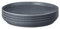 Denby - Dark Grey Speckle Set of 4 Coupe Dinner Plates - Dishwasher & Microwave Safe Crockery - Soft Textured Glaze Effect - Ceramic Stoneware Dinner Plates - Chip & Crack Resistant - L26xW26xH3