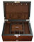 Make-up-Organizer, Retro-Schmuckkästchen, mehrschichtige Aufbewahrungsbox für Ringe, Ohrringe, Halsketten, Armbanduhren, kleine Schmuck-Aufbewahrungsbox, Holz-Schmuckkästchen, 30 cm (11,81 Zoll)