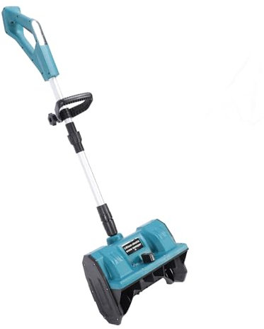 Pelle à Neige sans Fil, Souffleuse à Neige Alimentée par Batterie 21 V 3000 MAh avec Poignée Avant Réglable, Souffleuse à Neige sans Fil de 12,5 Pouces pour Allée Avant (Prise UE)