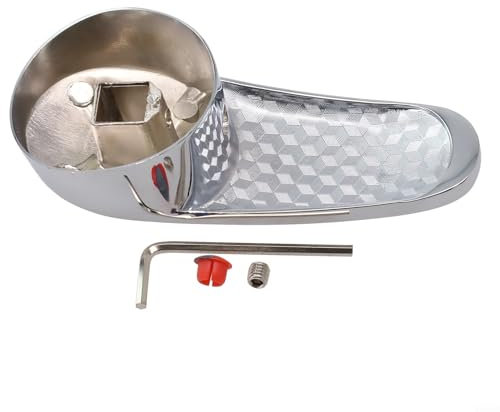 Maniglia per rubinetto a leva singola, miscelatore in ottone cromato, per caldo e freddo, lucidato a specchio, per lavabo da cucina/bagno, cromatura lucida a specchio