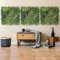 JELLE & JACOB Künstliche Pflanzenwand Indoor & Outdoor, Blumenwand Waldgrün, 3X Element A 100x100 cm, pflegeleicht & langlebig - für Wohlfühl-Atmosphäre, Kunstpflanzen Wand, Green Wall, Pflanzen Wand
