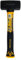 EasySpeed Maceta de Albañil, Martillo de Construcción Antivibración, Mazo con Mango Ergonómico de Fibra de Vidrio para Obras, Reparaciones y Uso Profesional, Negro y Amarillo (28x10x5cm)