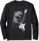 Capybara spielt Gitarre Rockmusik Tierliebhaber Langarmshirt