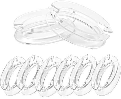 8 Pack Blind Cord Winder Safety Blind Cord Holder Clear Baby Proof Window Blinds Cords Safety Childproof Blind String Wrap Blind Cord Wrap Cleat Alternative Protect Kids and Pets, No Wall Damage